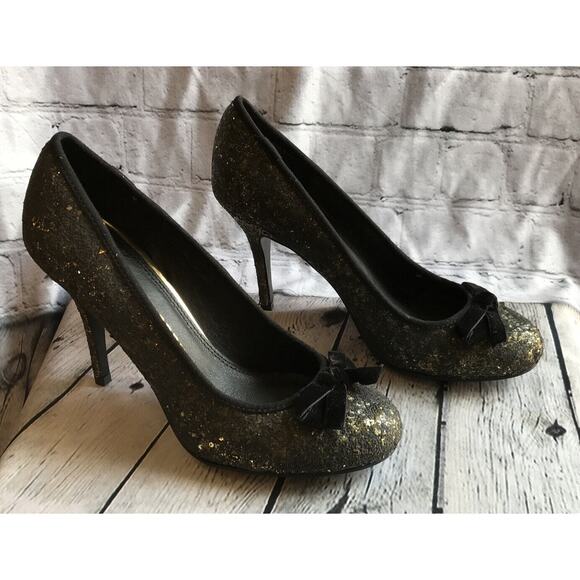 Chinese Laundry Fall for Glitter Women’s Heels Gold Size 8 M New in Box - Picture 8 of 9